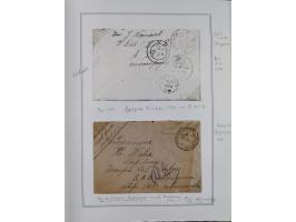 BELGISCHE- UND BRITISCHE BESATZUNG: kleine interessante Partie mit 13 Belegen, Mafia 1 b und 23,etc.