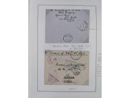 BELGISCHE- UND BRITISCHE BESATZUNG: kleine interessante Partie mit 13 Belegen, Mafia 1 b und 23,etc.