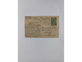 BELGISCHE- UND BRITISCHE BESATZUNG: kleine interessante Partie mit 13 Belegen, Mafia 1 b und 23,etc.