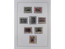 BELGISCHE- UND BRITISCHE BESATZUNG: kleine interessante Partie mit 13 Belegen, Mafia 1 b und 23,etc.