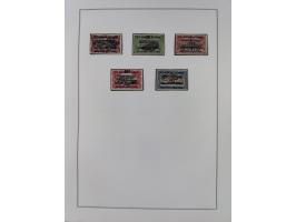 BELGISCHE- UND BRITISCHE BESATZUNG: kleine interessante Partie mit 13 Belegen, Mafia 1 b und 23,etc.