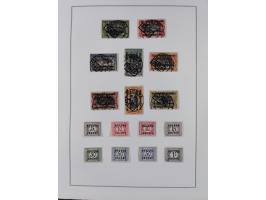 BELGISCHE- UND BRITISCHE BESATZUNG: kleine interessante Partie mit 13 Belegen, Mafia 1 b und 23,etc.