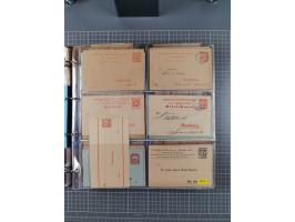 Hamburg-Hammonia I. und II.: 1886/1900, ca. 40 Briefe, Karten und ungebrauchte/gebrauchte Ganzsachen inkl. weniger Belege von