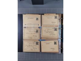 Hamburg-Hammonia I. und II.: 1886/1900, ca. 40 Briefe, Karten und ungebrauchte/gebrauchte Ganzsachen inkl. weniger Belege von