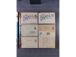 Hannover-Mercur: 1886/1900, ca. 70 Briefe, Karten und ungebrauchte/gebrauchte Ganzsachen. Dabei u.a. P18-19 und P20-22 gebrau