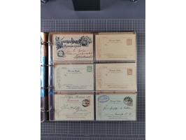 Hannover-Mercur: 1886/1900, ca. 70 Briefe, Karten und ungebrauchte/gebrauchte Ganzsachen. Dabei u.a. P18-19 und P20-22 gebrau