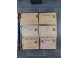 Hannover-Mercur: 1886/1900, ca. 70 Briefe, Karten und ungebrauchte/gebrauchte Ganzsachen. Dabei u.a. P18-19 und P20-22 gebrau