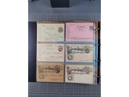 Hannover-Mercur: 1886/1900, ca. 70 Briefe, Karten und ungebrauchte/gebrauchte Ganzsachen. Dabei u.a. P18-19 und P20-22 gebrau