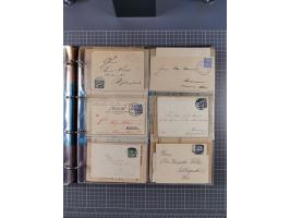 Hannover-Mercur: 1886/1900, ca. 70 Briefe, Karten und ungebrauchte/gebrauchte Ganzsachen. Dabei u.a. P18-19 und P20-22 gebrau