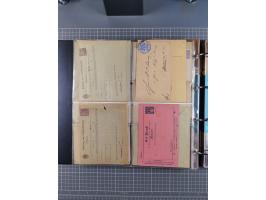 Hannover-Mercur: 1886/1900, ca. 70 Briefe, Karten und ungebrauchte/gebrauchte Ganzsachen. Dabei u.a. P18-19 und P20-22 gebrau