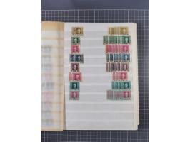 1850/1916 (ca.), Stempelsammlung auf losen Marken nach Orten geordnet, dazu Lombardei Venetien, Feldpost und Levante ungebrau