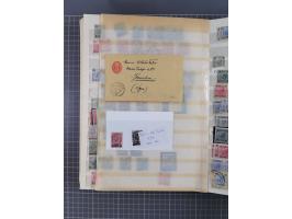 1850/1916 (ca.), Stempelsammlung auf losen Marken nach Orten geordnet, dazu Lombardei Venetien, Feldpost und Levante ungebrau