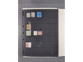 1850/1916 (ca.), Stempelsammlung auf losen Marken nach Orten geordnet, dazu Lombardei Venetien, Feldpost und Levante ungebrau