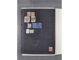 1850/1916 (ca.), Stempelsammlung auf losen Marken nach Orten geordnet, dazu Lombardei Venetien, Feldpost und Levante ungebrau