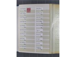 1850/1916 (ca.), Stempelsammlung auf losen Marken nach Orten geordnet, dazu Lombardei Venetien, Feldpost und Levante ungebrau