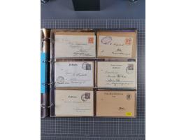 Köln: 1886/1900, ca. 100 Briefe, Karten und ungebrauchte/gebrauchte Ganzsachen sowie Formulare (u.a. “Abmeldung (Duplikat” un