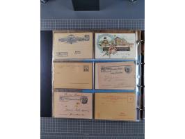 Köln: 1886/1900, ca. 100 Briefe, Karten und ungebrauchte/gebrauchte Ganzsachen sowie Formulare (u.a. “Abmeldung (Duplikat” un