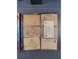 Köln: 1886/1900, ca. 100 Briefe, Karten und ungebrauchte/gebrauchte Ganzsachen sowie Formulare (u.a. “Abmeldung (Duplikat” un