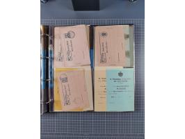 Köln: 1886/1900, ca. 100 Briefe, Karten und ungebrauchte/gebrauchte Ganzsachen sowie Formulare (u.a. “Abmeldung (Duplikat” un