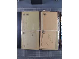 Köln: 1886/1900, ca. 100 Briefe, Karten und ungebrauchte/gebrauchte Ganzsachen sowie Formulare (u.a. “Abmeldung (Duplikat” un