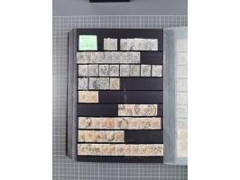 1850/1958 (ca.), reichhaltiger ungebrauchter und gestempelter Doubletten-Bestand, mit einigen Briefen, die erste Ausgabe mit 