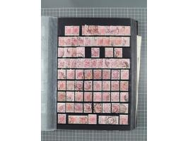 1850/1958 (ca.), reichhaltiger ungebrauchter und gestempelter Doubletten-Bestand, mit einigen Briefen, die erste Ausgabe mit 