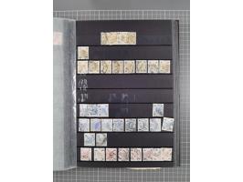 1850/1958 (ca.), reichhaltiger ungebrauchter und gestempelter Doubletten-Bestand, mit einigen Briefen, die erste Ausgabe mit 