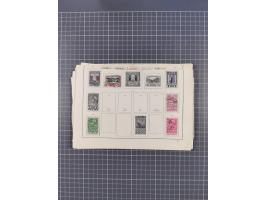 1850/1958 (ca.), reichhaltiger ungebrauchter und gestempelter Doubletten-Bestand, mit einigen Briefen, die erste Ausgabe mit 