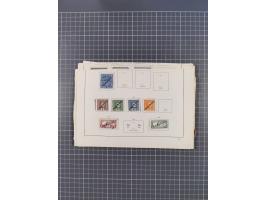 1850/1958 (ca.), reichhaltiger ungebrauchter und gestempelter Doubletten-Bestand, mit einigen Briefen, die erste Ausgabe mit 