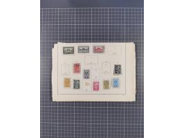 1850/1958 (ca.), reichhaltiger ungebrauchter und gestempelter Doubletten-Bestand, mit einigen Briefen, die erste Ausgabe mit 