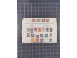 1850/1958 (ca.), reichhaltiger ungebrauchter und gestempelter Doubletten-Bestand, mit einigen Briefen, die erste Ausgabe mit 