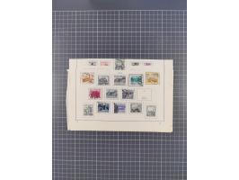 1850/1958 (ca.), reichhaltiger ungebrauchter und gestempelter Doubletten-Bestand, mit einigen Briefen, die erste Ausgabe mit 