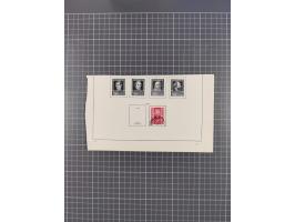 1850/1958 (ca.), reichhaltiger ungebrauchter und gestempelter Doubletten-Bestand, mit einigen Briefen, die erste Ausgabe mit 