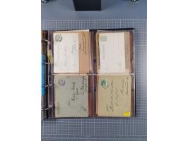 Leipzig: 1892/1900, über 100 Briefe, Karten und ungebrauchte und gebrauchte Ganzsachenkarten von fast allen Anstalten mit Sch