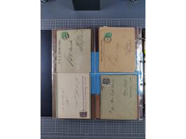 Leipzig: 1892/1900, über 100 Briefe, Karten und ungebrauchte und gebrauchte Ganzsachenkarten von fast allen Anstalten mit Sch