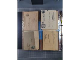 Leipzig: 1892/1900, über 100 Briefe, Karten und ungebrauchte und gebrauchte Ganzsachenkarten von fast allen Anstalten mit Sch