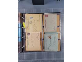 Leipzig: 1892/1900, über 100 Briefe, Karten und ungebrauchte und gebrauchte Ganzsachenkarten von fast allen Anstalten mit Sch