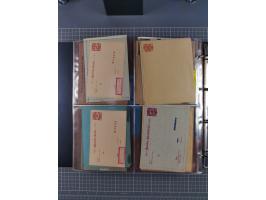 Leipzig: 1892/1900, über 100 Briefe, Karten und ungebrauchte und gebrauchte Ganzsachenkarten von fast allen Anstalten mit Sch