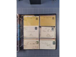 Leipzig: 1892/1900, über 100 Briefe, Karten und ungebrauchte und gebrauchte Ganzsachenkarten von fast allen Anstalten mit Sch