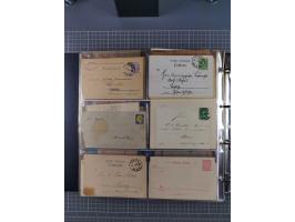 Leipzig: 1892/1900, über 100 Briefe, Karten und ungebrauchte und gebrauchte Ganzsachenkarten von fast allen Anstalten mit Sch