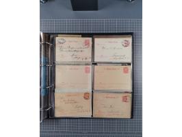 Leipzig: 1892/1900, über 100 Briefe, Karten und ungebrauchte und gebrauchte Ganzsachenkarten von fast allen Anstalten mit Sch