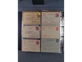 Leipzig: 1892/1900, über 100 Briefe, Karten und ungebrauchte und gebrauchte Ganzsachenkarten von fast allen Anstalten mit Sch