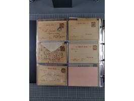 Leipzig: 1892/1900, über 100 Briefe, Karten und ungebrauchte und gebrauchte Ganzsachenkarten von fast allen Anstalten mit Sch