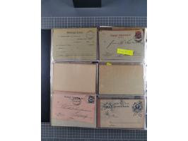 Leipzig: 1892/1900, über 100 Briefe, Karten und ungebrauchte und gebrauchte Ganzsachenkarten von fast allen Anstalten mit Sch