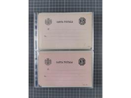 1875/1940 (ca.), over 100 postal stationery cards, mostly unused, overall in very good quality