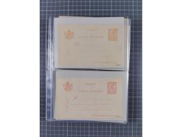 1875/1940 (ca.), over 100 postal stationery cards, mostly unused, overall in very good quality