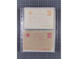 1875/1940 (ca.), over 100 postal stationery cards, mostly unused, overall in very good quality