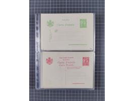 1875/1940 (ca.), over 100 postal stationery cards, mostly unused, overall in very good quality