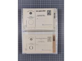 1875/1940 (ca.), over 100 postal stationery cards, mostly unused, overall in very good quality