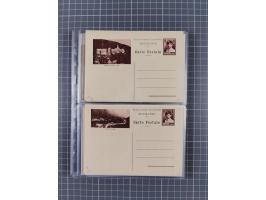 1875/1940 (ca.), over 100 postal stationery cards, mostly unused, overall in very good quality